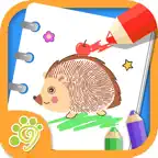 Creative fingerprint drawing iOS Icon