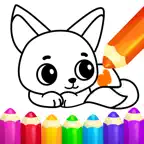 Coloring Games for Kids 3+ iOS Icon