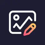 كتابة على الصور iOS Icon