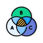 Математика - геометрия алгебра iOS Icon