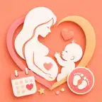 Bloom Bump: Pregnancy & Baby iOS Icon