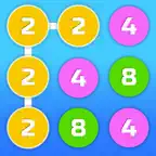 2-4-8 : link identical numbers iOS Icon