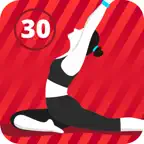 Stretching and splits training iOS Icon