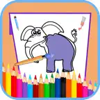 Animal Games Coloring Pages iOS Icon