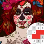 Tattoo Pixel Art Coloring Game iOS Icon