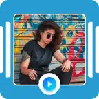 Tap to Slide Photo Video Maker iOS Icon