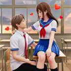 Anime School Girl Sim iOS Icon