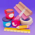 Silk Screen Coloring iOS Icon