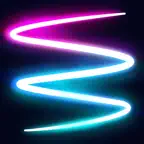 NeonArt Spiral Photo Editor iOS Icon