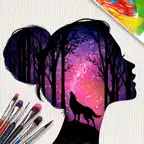 流光剪影 (Silhouette Art) iOS Icon