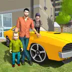 Virtual Single Dad Taxi Driver iOS Icon