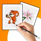 Draw it - flower,fruit,animal iOS Icon