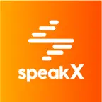 SpeakX: Learn to Speak English iOS Icon