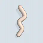 Twisted 3D iOS Icon