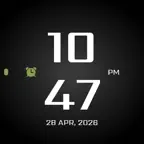 Big Clock: Digital Display iOS Icon