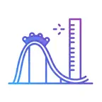 Theme Park Rides - Ride Height iOS Icon