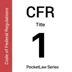 CFR 1 - General Provisions iOS Icon
