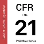 CFR 21 - Food And Drugs iOS Icon