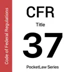 CFR 37 by PocketLaw iOS Icon
