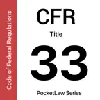 CFR 33 by PocketLaw iOS Icon