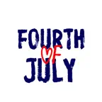USA JULY 4 Sticker Pack iOS Icon