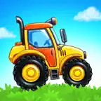 Farm car games: Tractor, truck iOS Icon
