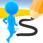 Draw Route. iOS Icon