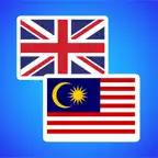 English to Malay Translator. iOS Icon