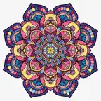 Mandalas Coloring Book Relax iOS Icon