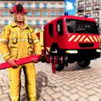 Fire Truck Department Games 3D iOS Icon