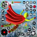 Flying Spider Stickman Rope 3D iOS Icon