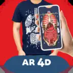 Anatomy AR 4D -Virtual T-Shirt iOS Icon