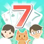 みんなの7ならべ - 定番トランプゲーム iOS Icon