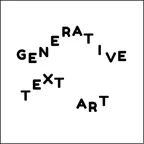 Generative Text Art iOS Icon