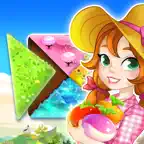 Happy Farm: field's puzzle iOS Icon