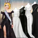 Fashion Stylist Dress Up Girl iOS Icon