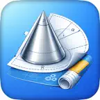 Flat Pattern Cone Calculator iOS Icon