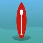 Paddleboard Mapa iOS Icon