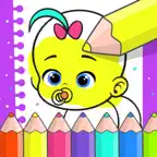 Coloring Babies - Baby drawing iOS Icon