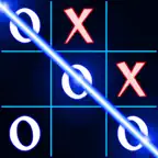 Tic Tac Toe - Glow, XO Game iOS Icon
