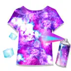 Ice Tie Dye - Fashion Art iOS Icon