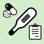 体温メモリー - 1日数秒で簡単体温管理 iOS Icon