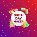 Birthday Card Maker - Editor iOS Icon