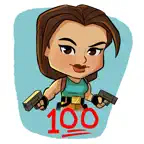 Tomb Raider 25 Sticker Pack iOS Icon