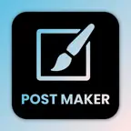 Post Maker-Social Media Design iOS Icon