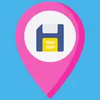 Save and Share GPS Locations iOS Icon