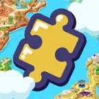 パズランド 子供の知育アプリ｜思考力パズルで楽しく遊園地作り iOS Icon