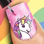 Girls Nail Salon: Paint Polish iOS Icon
