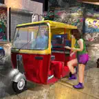 Tuk Tuk Auto Rickshaw 3D Sim iOS Icon