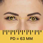 Eye MeasureーPupillary Distance iOS Icon
